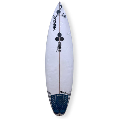 Channel Islands 5'10 Fever Second Hand Shortboard - 25.4L - White - Second Hand Shortboard by Channel Islands 5ft 10