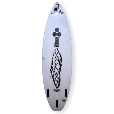 Channel Islands 5'10 Fever Second Hand Shortboard - 25.4L - White - Second Hand Shortboard by Channel Islands 5ft 10