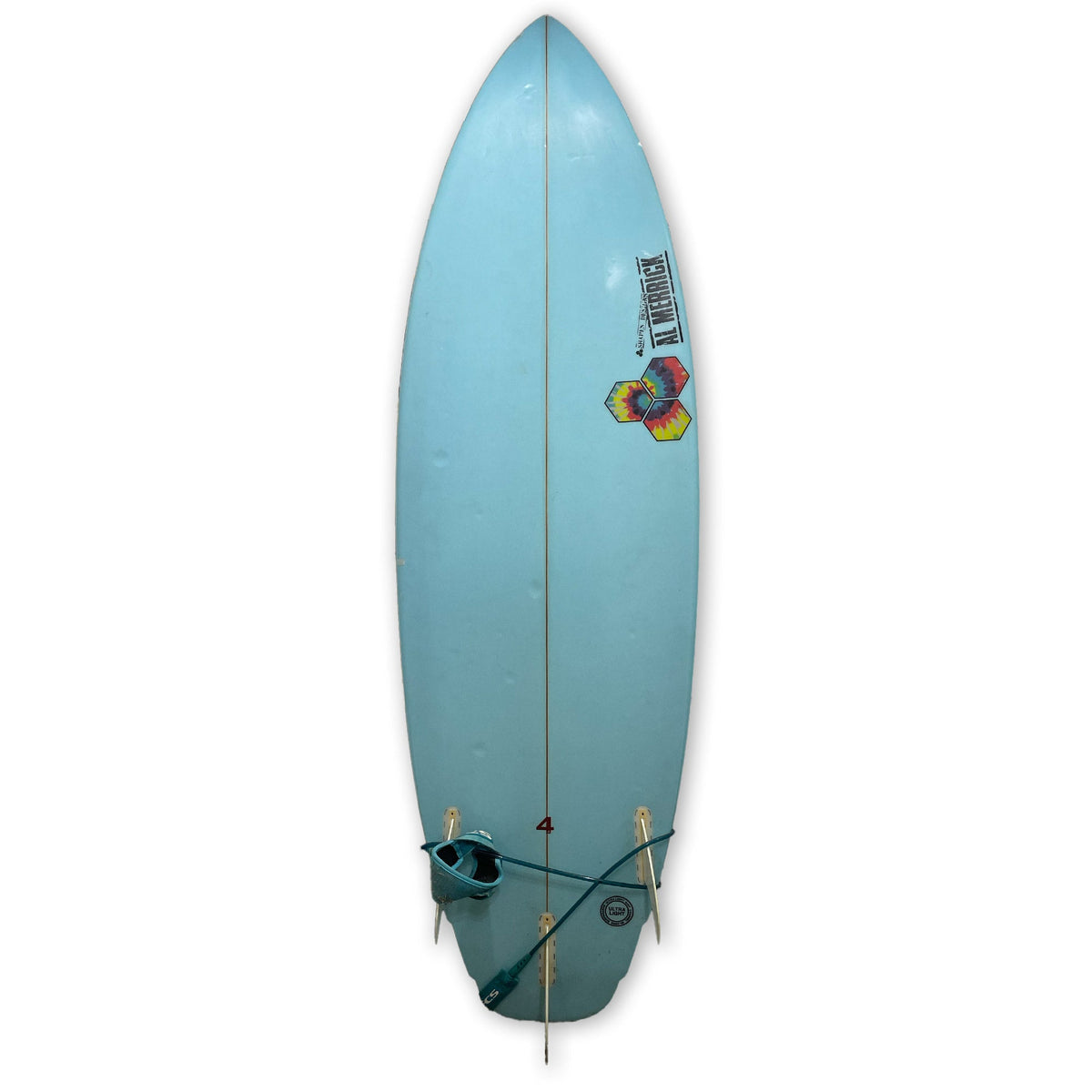 Channel Islands 5'10 #4 Second Hand Shortboard - 32.1L - Sky Blue - Second Hand Shortboard by Channel Islands 5ft 10
