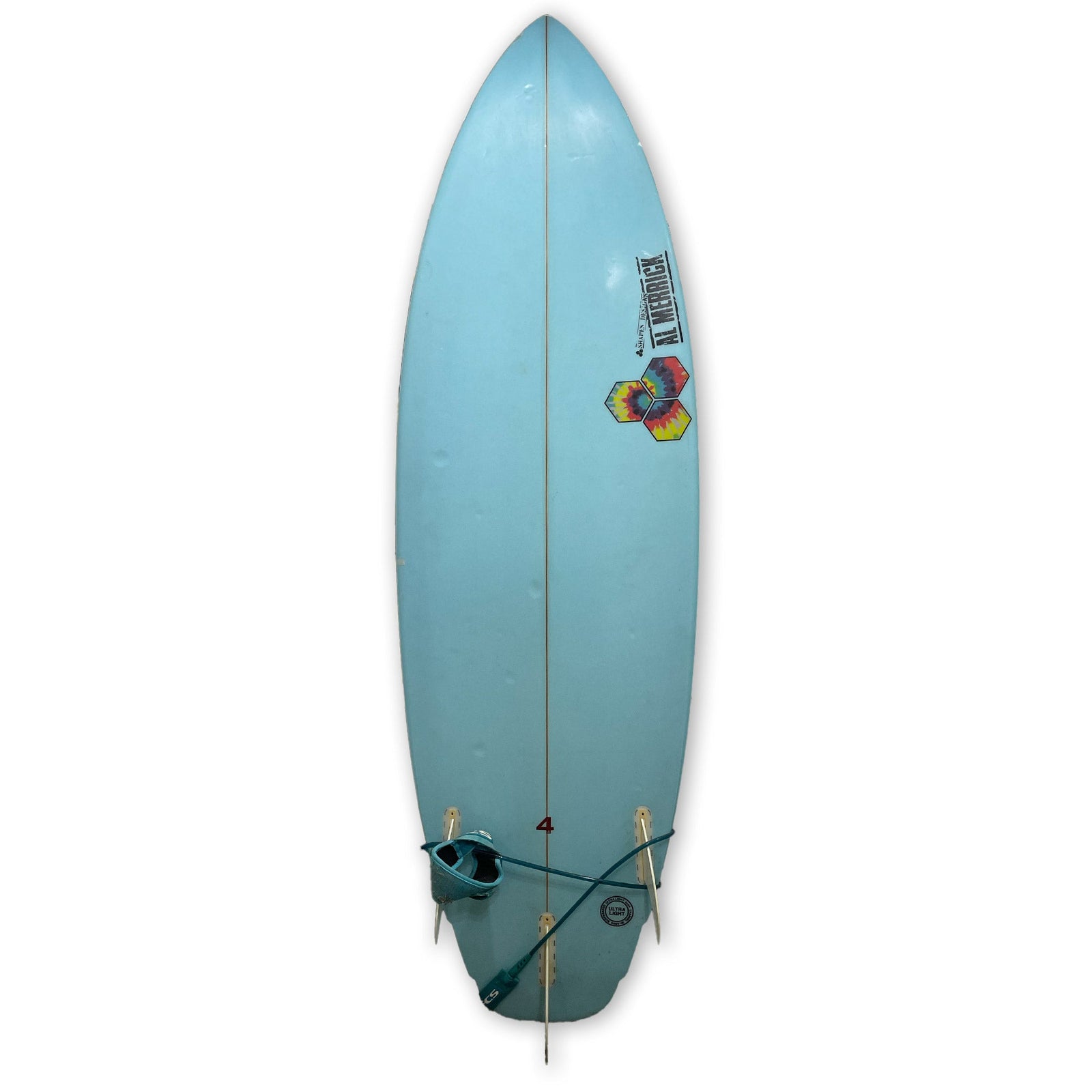 Channel Islands 5'10 #4 Second Hand Shortboard - 32.1L - Sky Blue - Second Hand Shortboard by Channel Islands 5ft 10