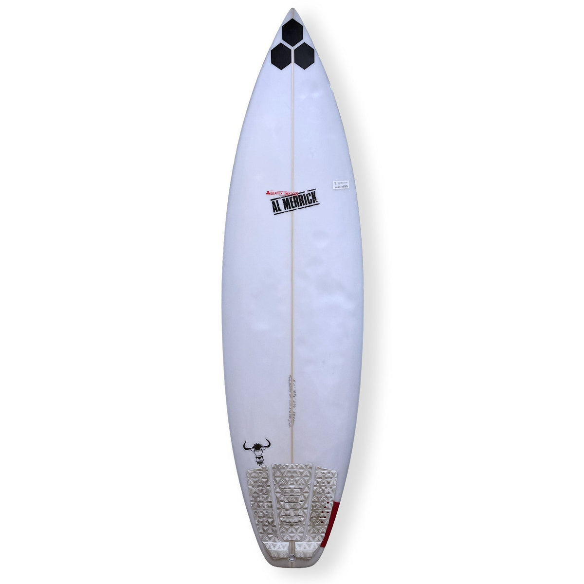 Channel Islands 5'11 Two Happy Second Hand Shortboard - 28.2L - White - Second Hand Shortboard by Channel Islands 5ft 11