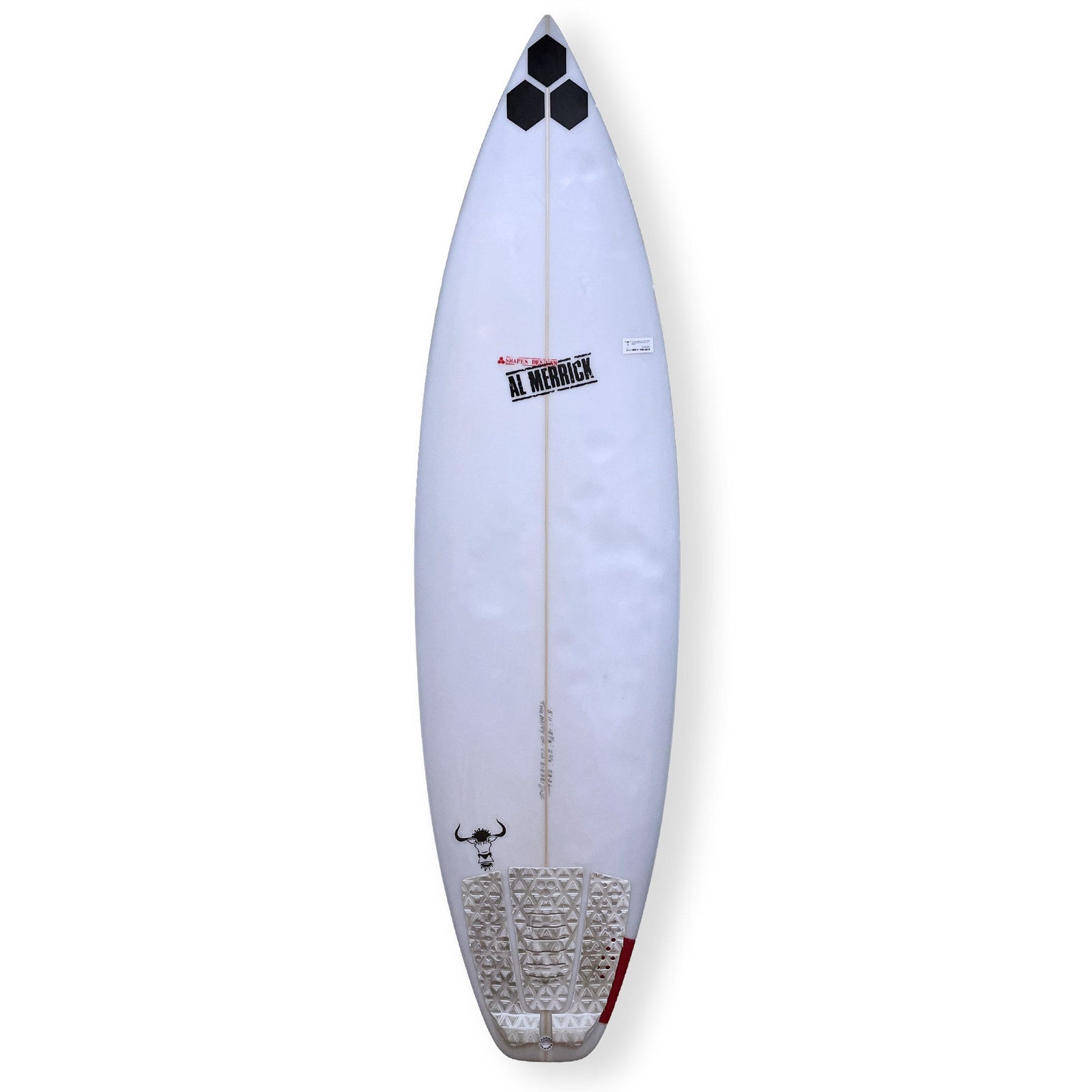 Channel Islands 5'11 Two Happy Second Hand Shortboard - 28.2L - White - Second Hand Shortboard by Channel Islands 5ft 11