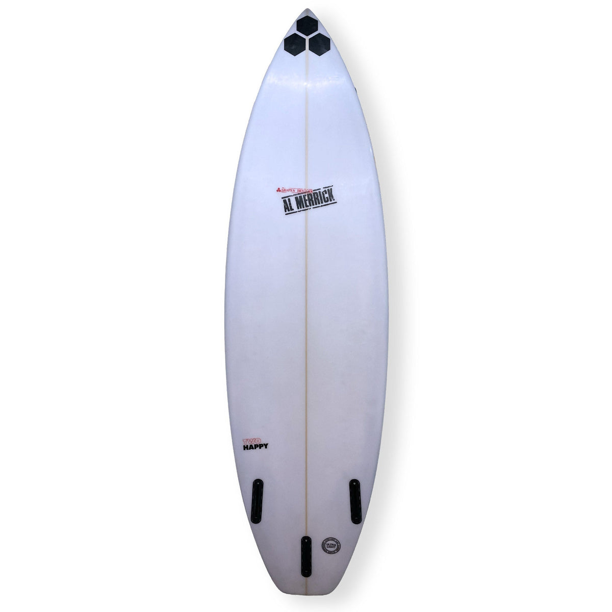 Channel Islands 5'11 Two Happy Second Hand Shortboard - 28.2L - White - Second Hand Shortboard by Channel Islands 5ft 11