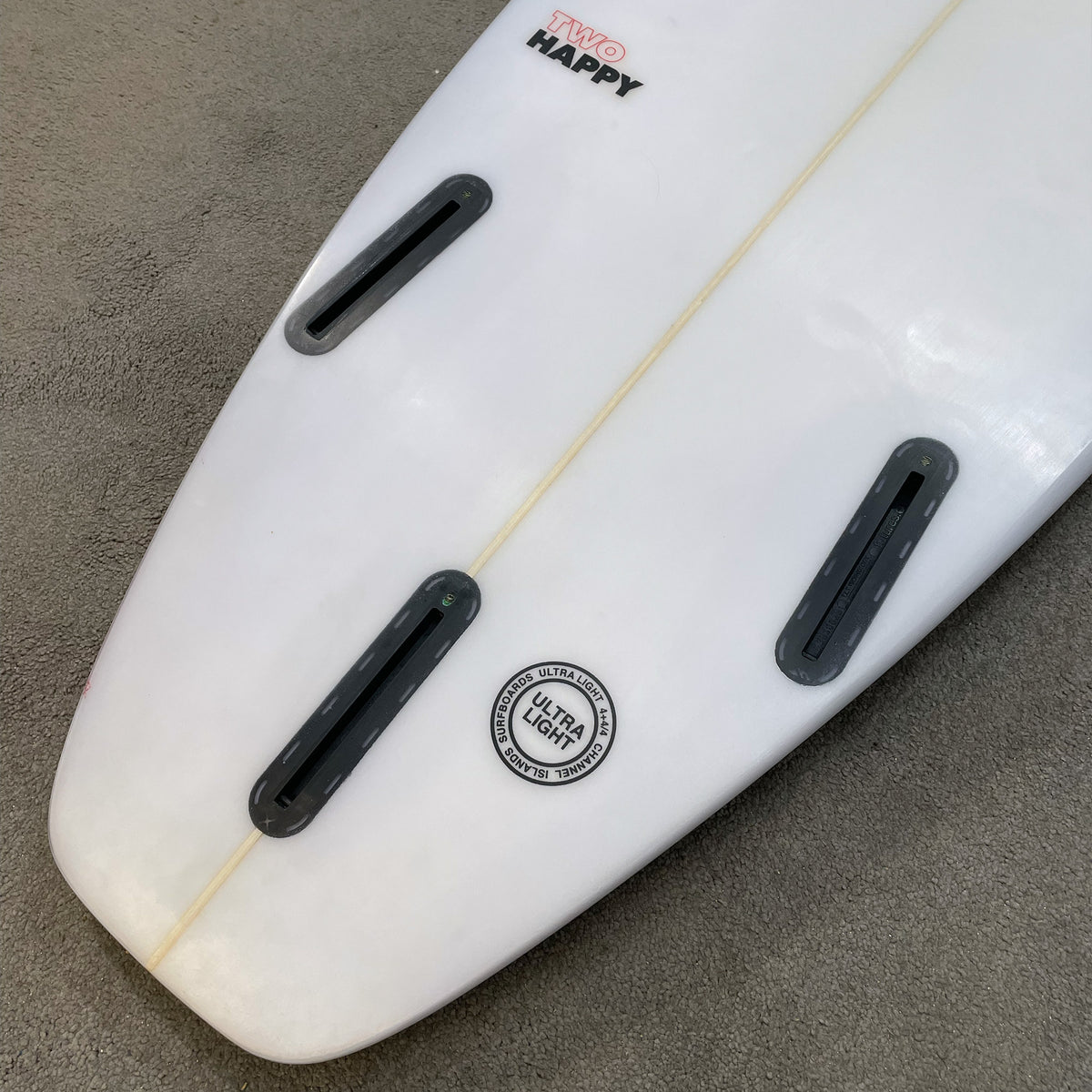 Channel Islands 5'11 Two Happy Second Hand Shortboard - 28.2L - White - Second Hand Shortboard by Channel Islands 5ft 11