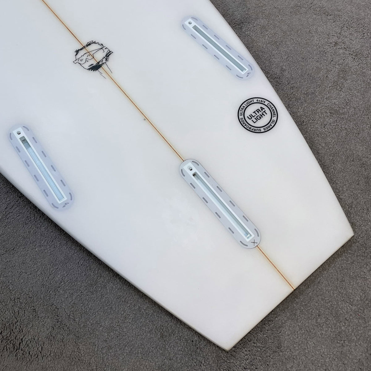 Channel Islands 5'6 Neck Beard 2 Surfboard - 26.38L - White - Shortboard by Channel Islands 5ft 6in