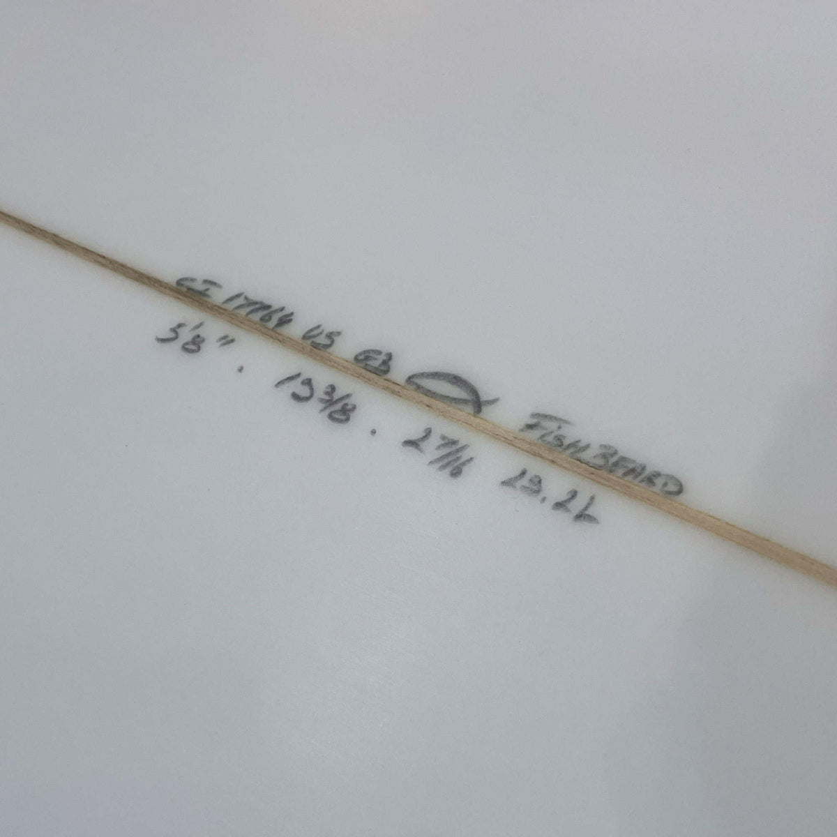 Channel Islands 5'8 Fishbeard Surfboard - 29.2L - White/Retro - Shortboard by Channel Islands 5ft 8in