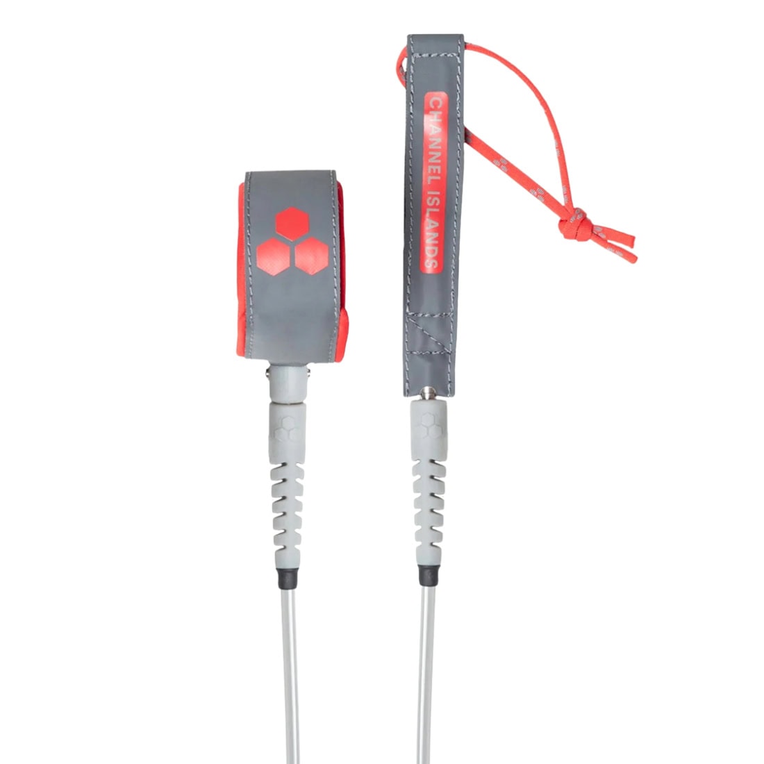 Channel Islands 6ft Everyday Hex 6.5mm Surfboard Leash - Fire Castle - 6ft Surfboard Leash by Channel Islands 6ft