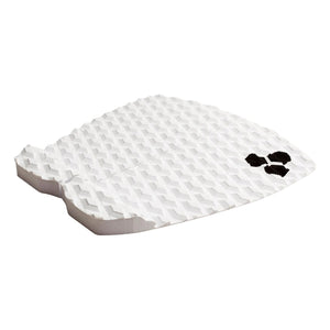 Channel Islands Dane Reynolds Signature Traction Tail Pad - White - 2 Piece Tail Pad by Channel Islands