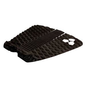 Channel Islands Mikey February Signature Traction Tail Pad - Black - 3 Piece Tail Pad by Channel Islands