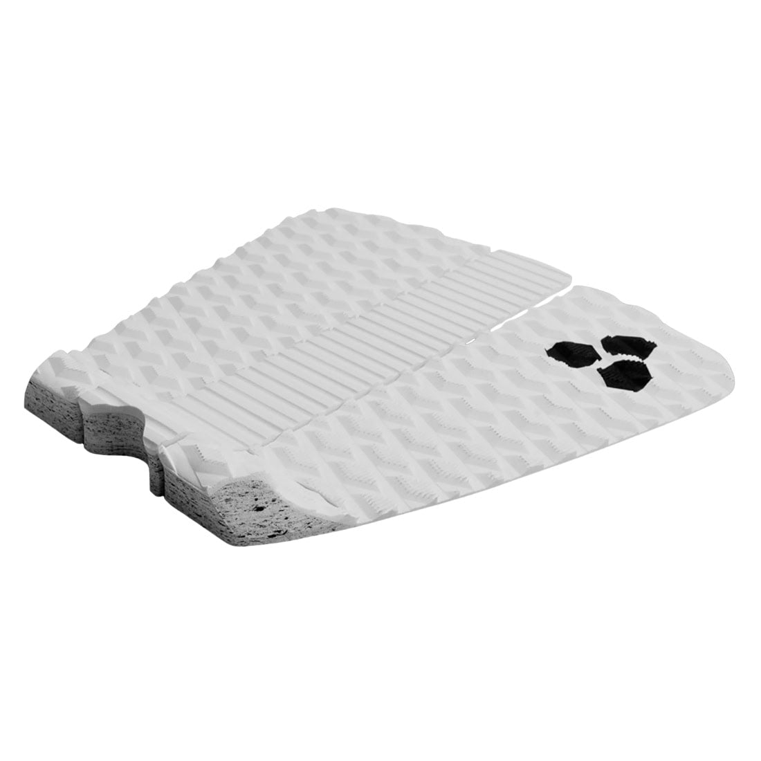 Channel Islands Mikey February Signature Traction Tail Pad - White - 3 Piece Tail Pad by Channel Islands