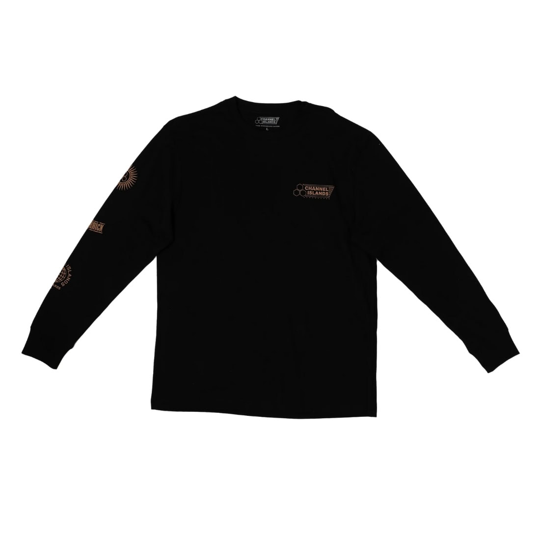 Channel Islands Mixed Bag Longsleeve T-Shirt - Black - Mens Graphic T-Shirt by Channel Islands