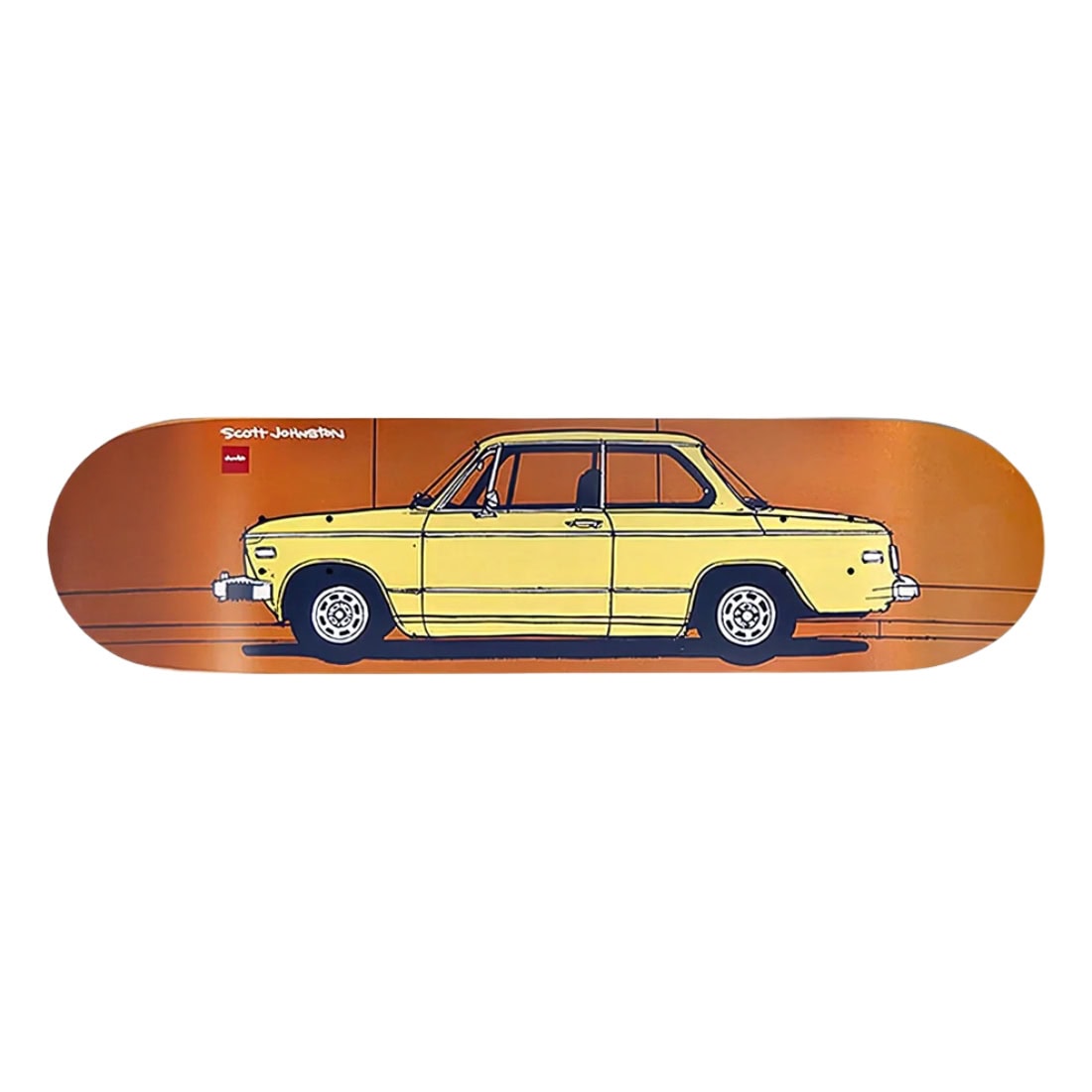 Chocolate 8.25" Johnston Beamer Reissue Deck - Brown - Skateboard Deck by Chocolate 8.25 inch