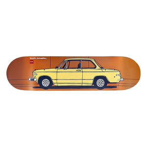 Chocolate 8.25" Johnston Beamer Reissue Deck - Brown - Skateboard Deck by Chocolate 8.25 inch