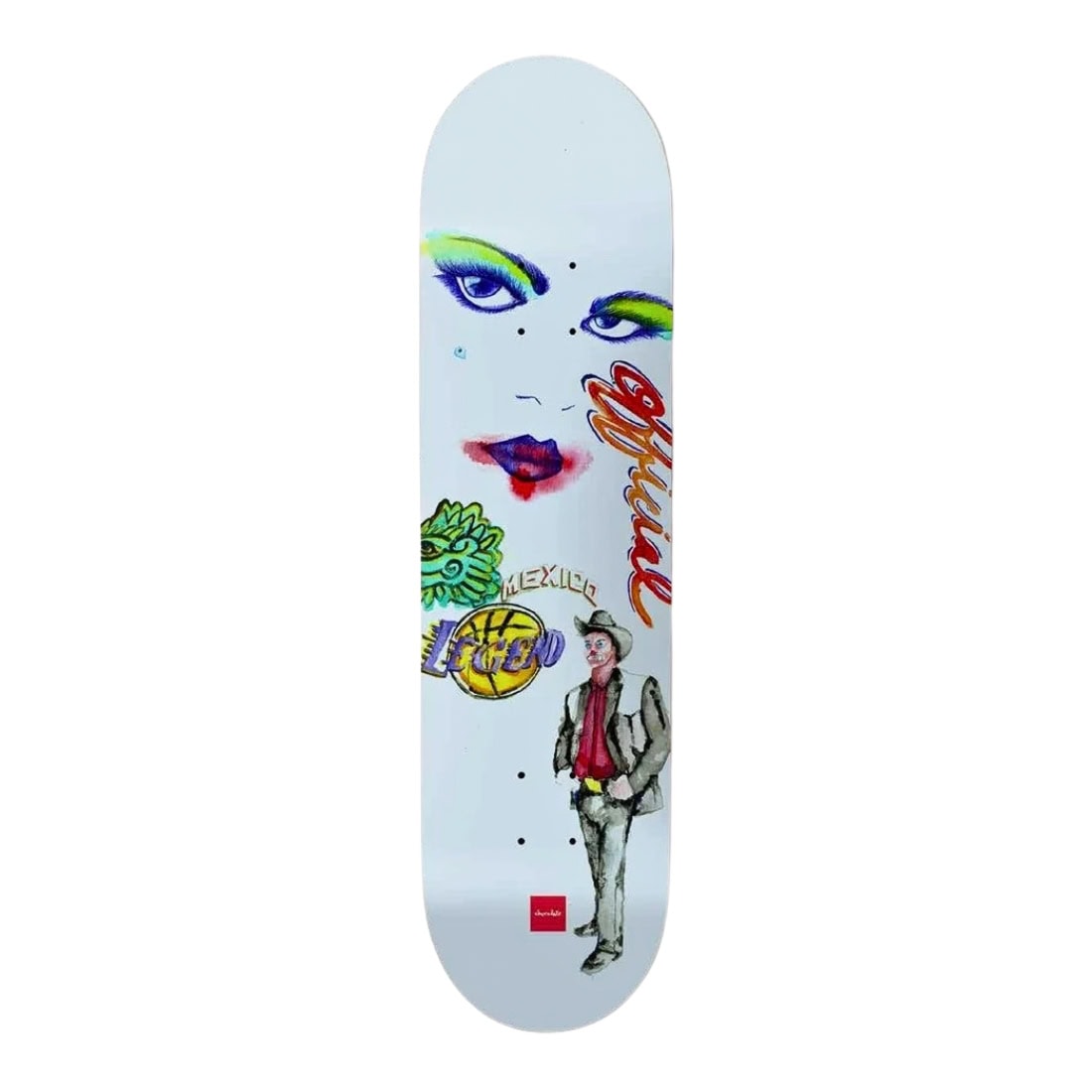 Chocolate 8.4" Stevie Perez Art Official Deck - Multi - Skateboard Deck by Chocolate 8.4 inch