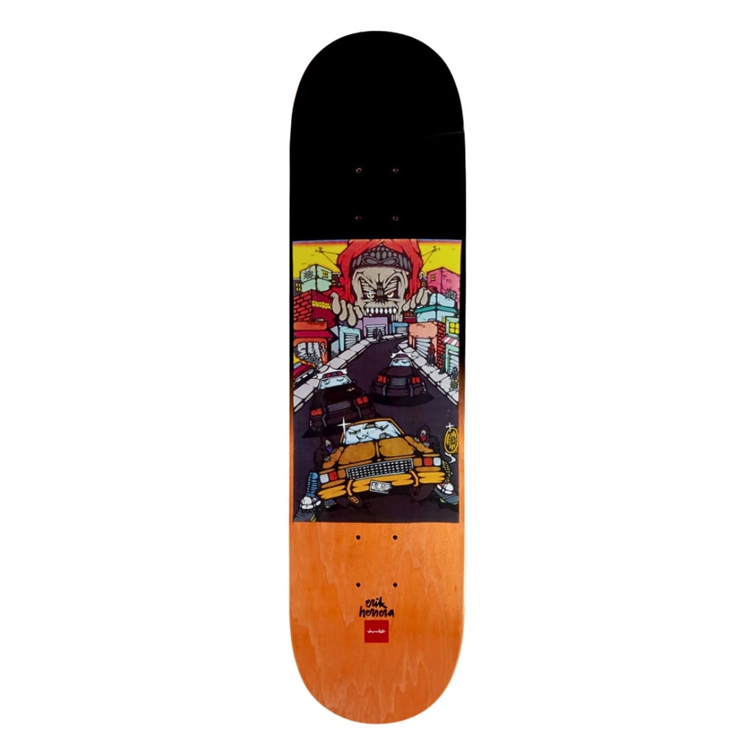 Chocolate 8.5" Herrera Fiendin Deck - Orange - Skateboard Deck by Chocolate 8.5 inch
