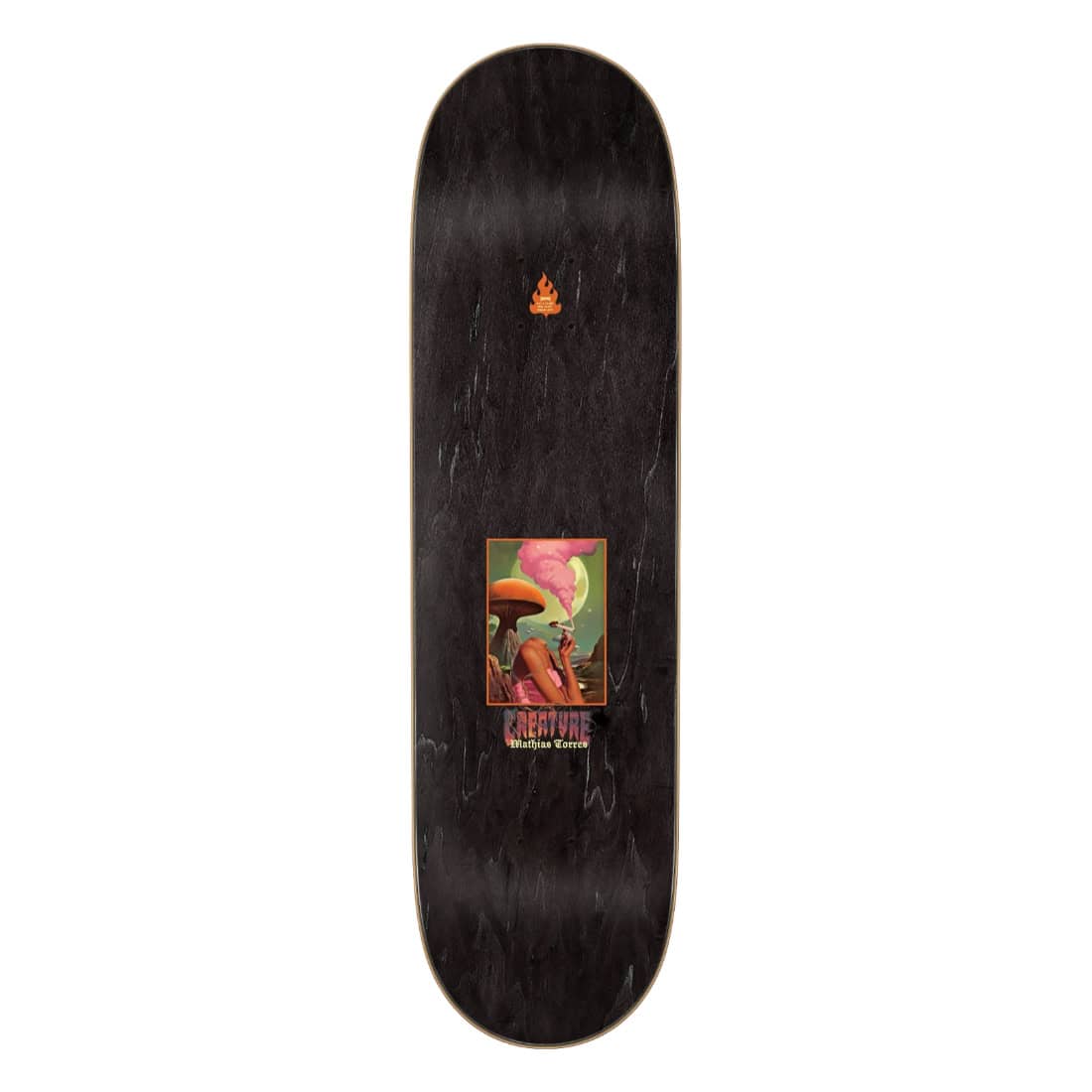 Creature 8.51" Torres Jaguar Pro Stumps Deck - Black/Multi - Skateboard Deck by Creature 8.51 inch
