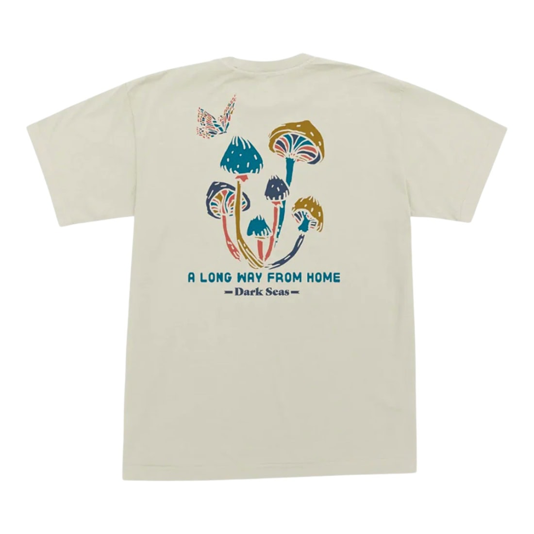 Dark Seas A Long Way T-Shirt - Tofu - Mens Graphic T-Shirt by Dark Seas