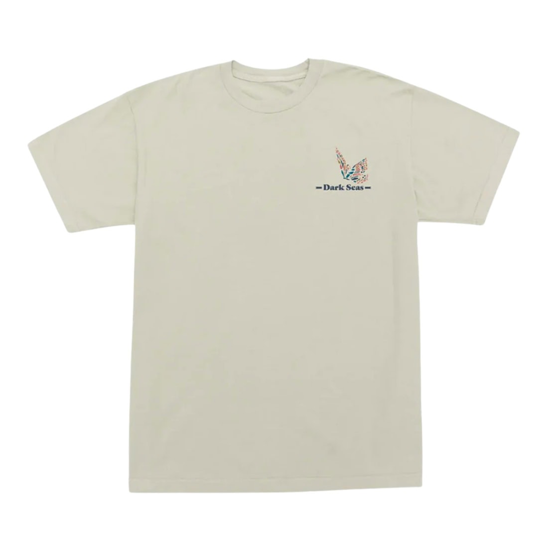 Dark Seas A Long Way T-Shirt - Tofu - Mens Graphic T-Shirt by Dark Seas