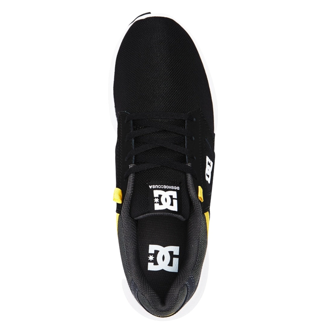 Dc Skyline Lightweight Shoes - Black/Grey/Yellow - Mens Running Shoes/Trainers by DC