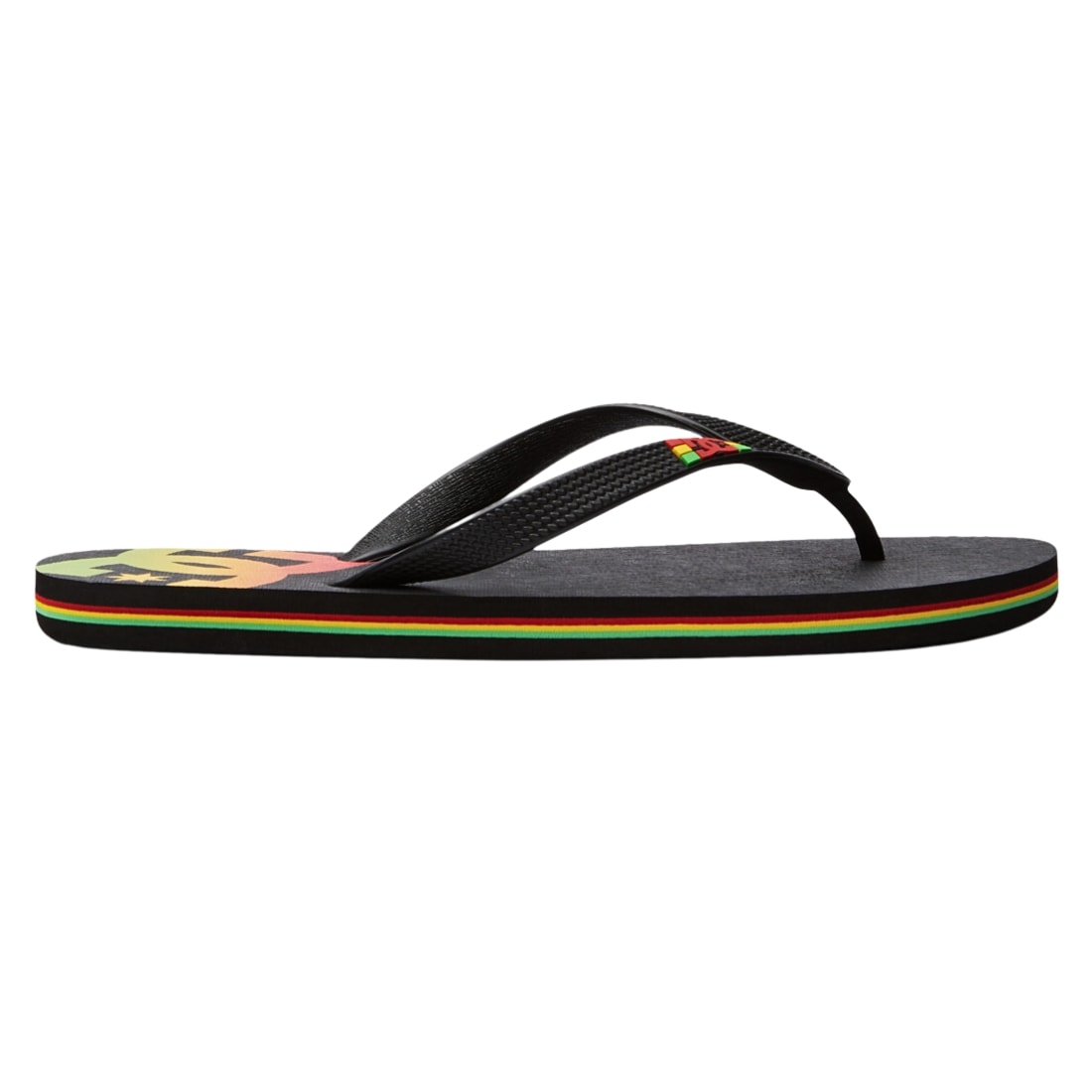 DC Spray Sandal Flip Flops - Rasta - Mens Flip Flops by DC