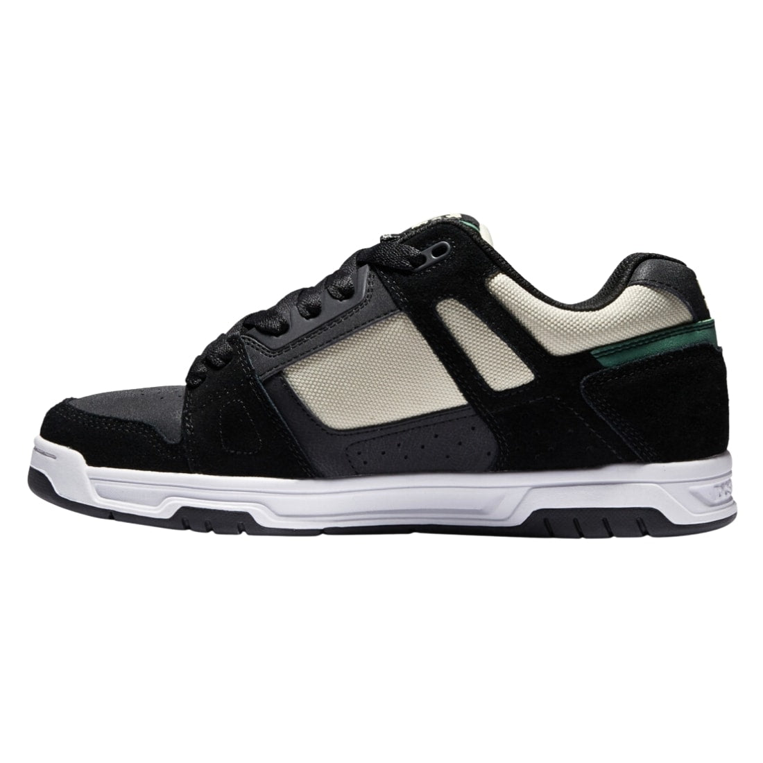 DC Stag Skate Shoes - Tan/Green