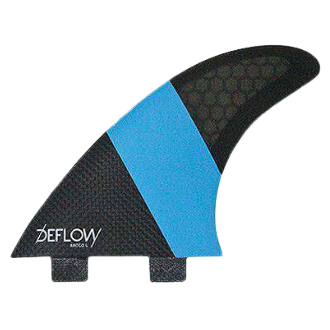 Deflow Arcco Large Fcs Compatible Thruster Fins - Black/Blue - FCS 1 Fins by Deflow Large Fins