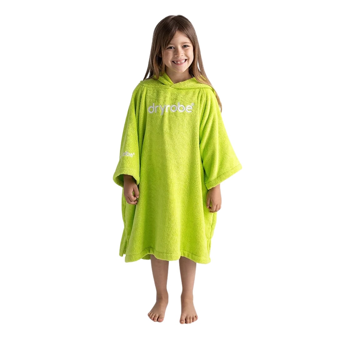 Dryrobe Kids Towel Changing Robe - Lime Green