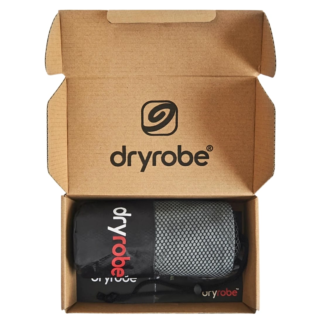 Dryrobe Micro Fibre Towel V3 - Grey/Red