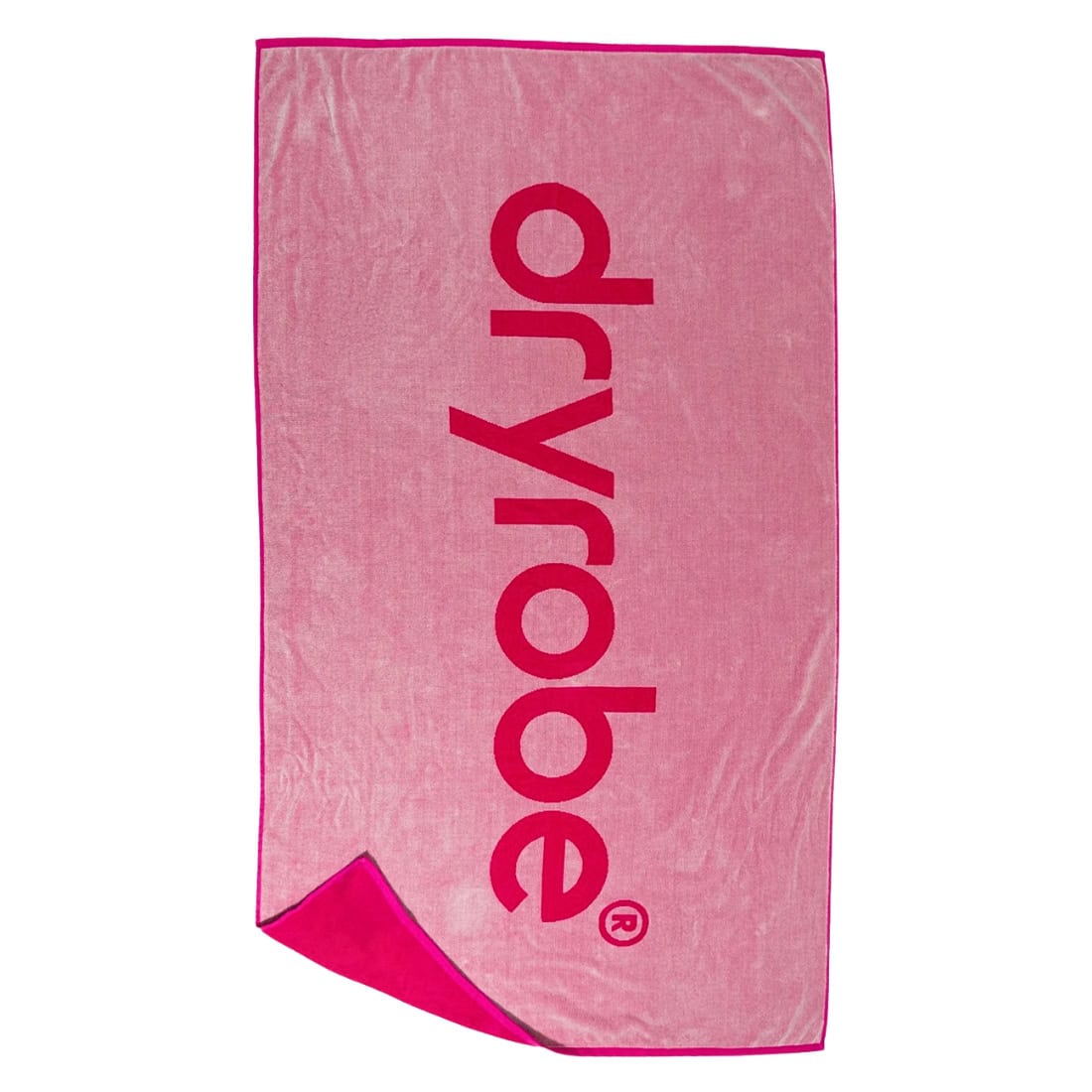 Dryrobe Organic Beach Towel - Pink - Beach Towel by Dryrobe One Size