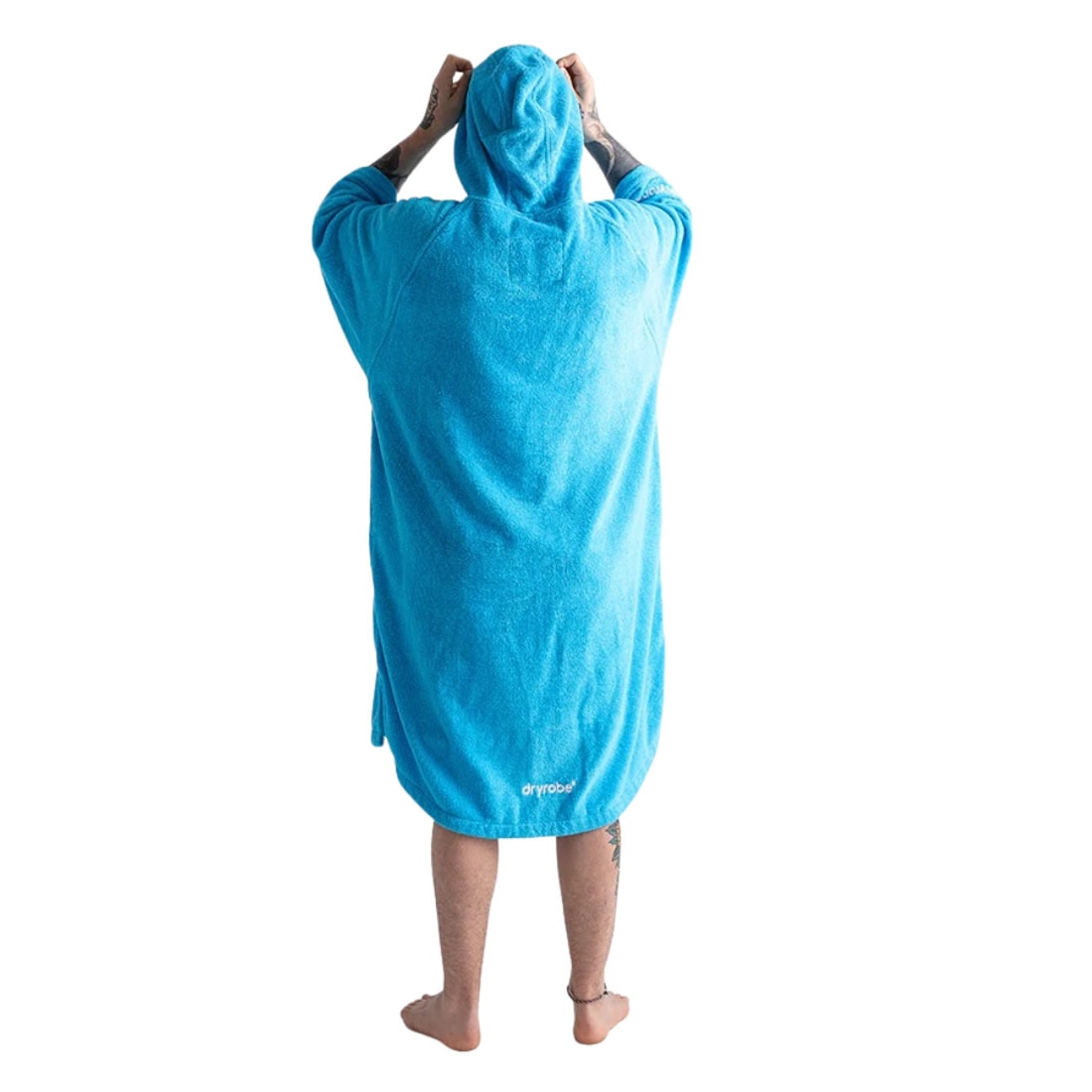 Dryrobe Towel Robe - Blue - Changing Robe Poncho Towel by Dryrobe
