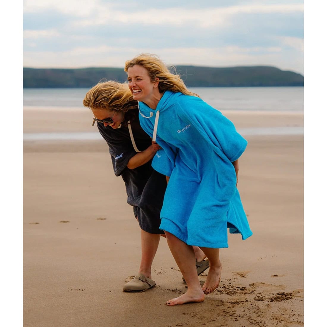 Dryrobe Towel Robe - Blue - Changing Robe Poncho Towel by Dryrobe