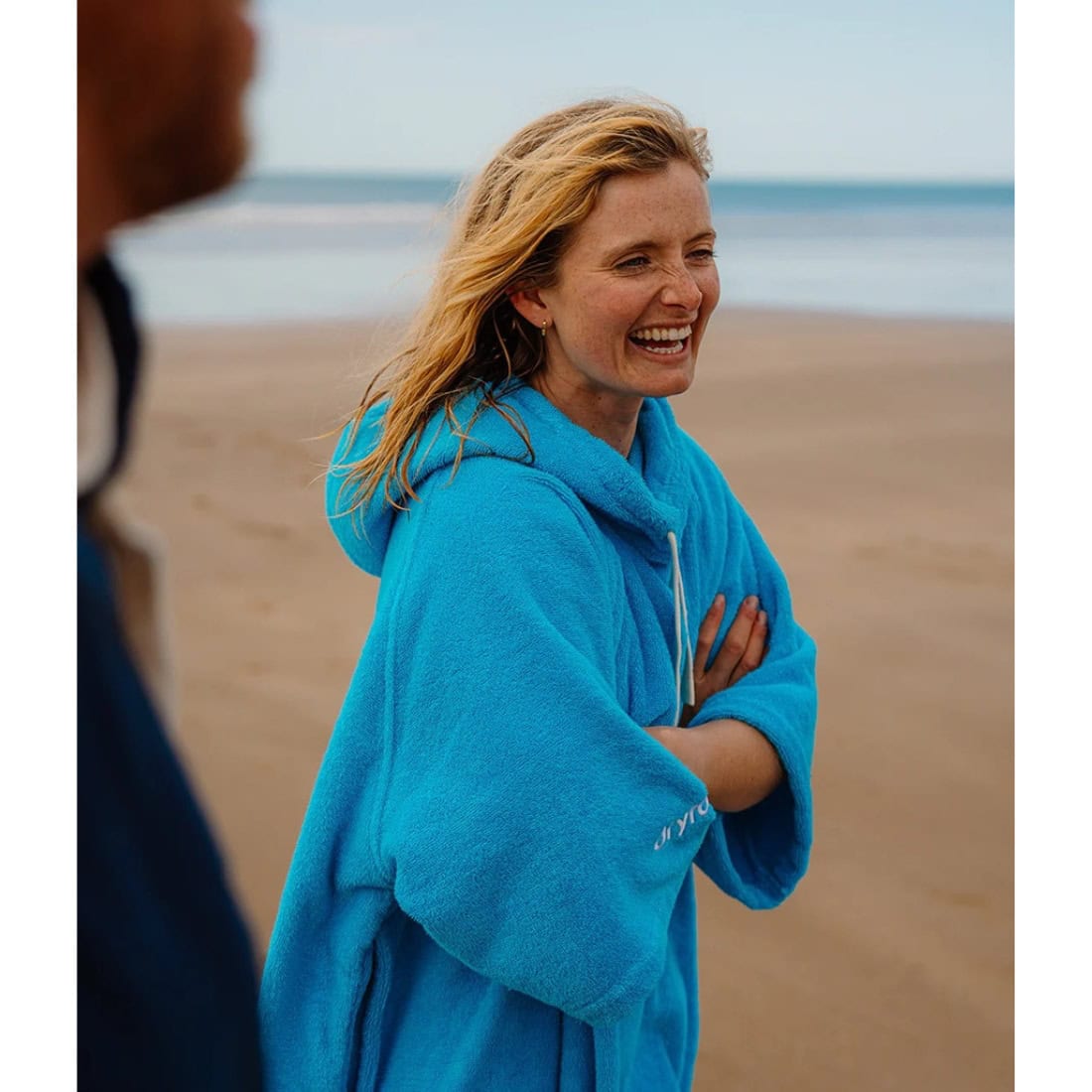 Dryrobe Towel Robe - Blue - Changing Robe Poncho Towel by Dryrobe