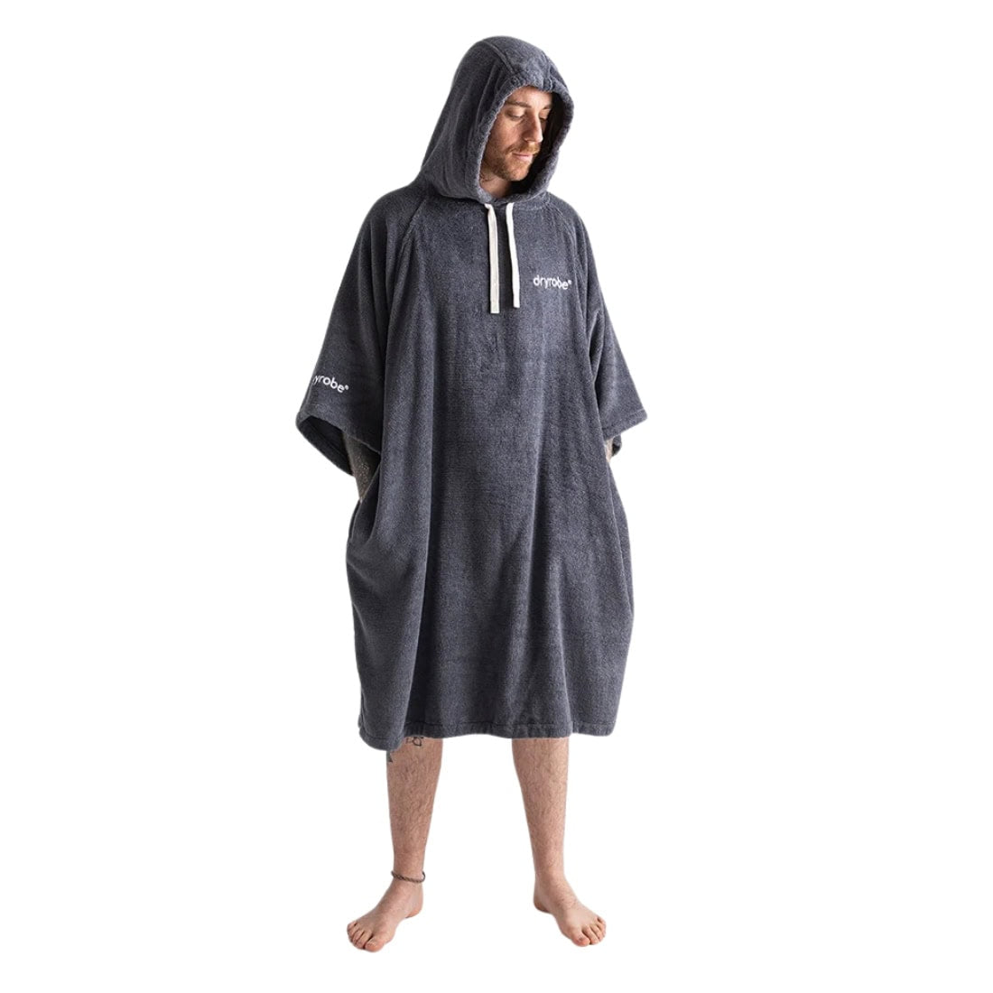 Dryrobe Towel Robe - Dark Slate - Changing Robe Poncho Towel by Dryrobe