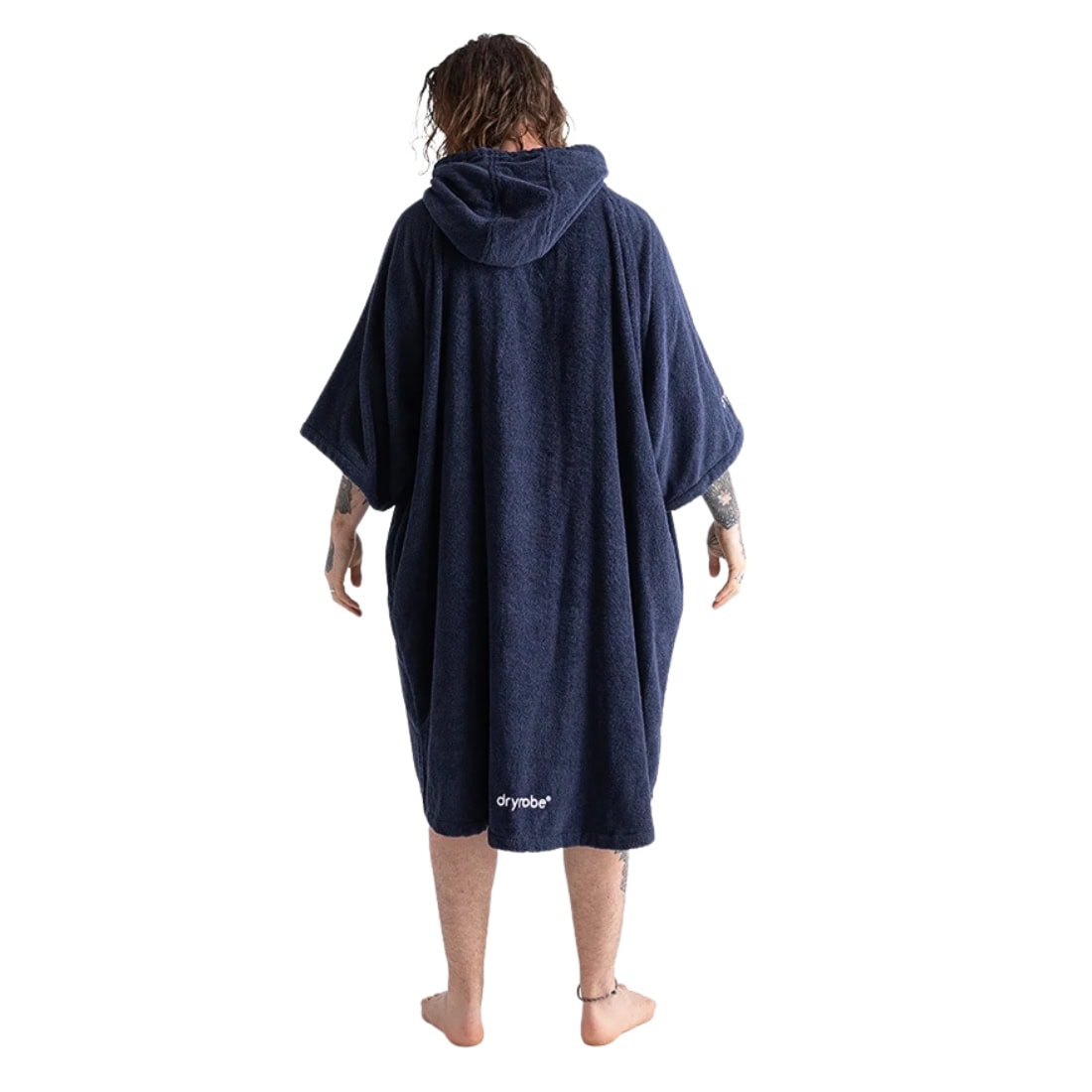 Dryrobe Towel Robe - Navy - Changing Robe Poncho Towel by Dryrobe