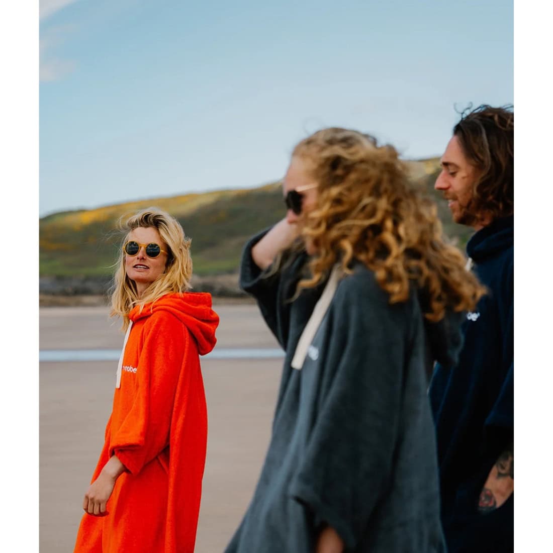 Dryrobe Towel Robe - Orange - Changing Robe Poncho Towel by Dryrobe