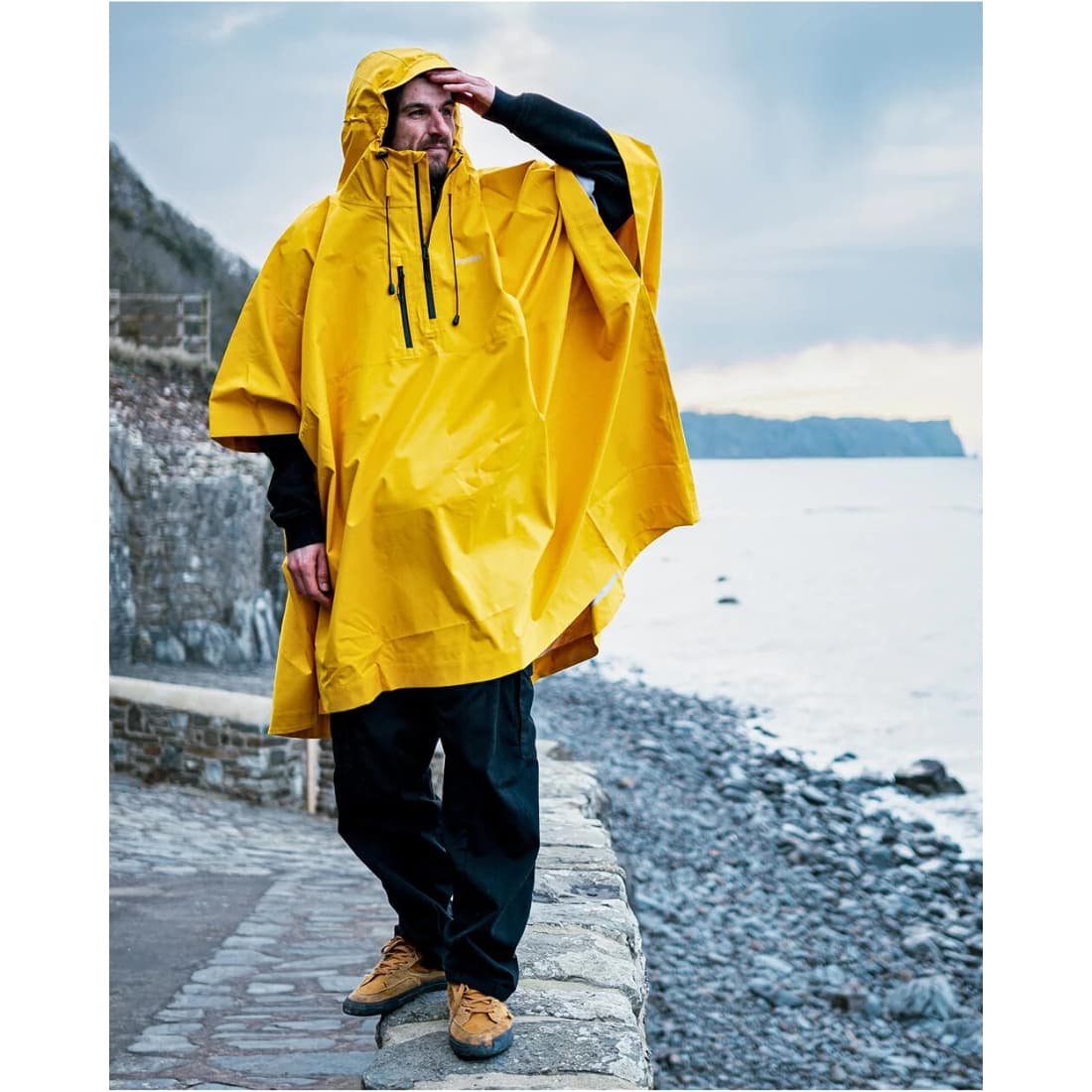 Dryrobe Waterproof Poncho - Yellow - Changing Robe Poncho Towel by Dryrobe One Size