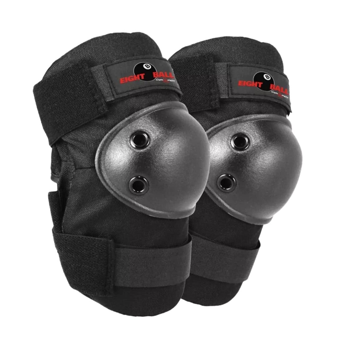 Eight Ball 3 Piece Pad Set - Black - Skateboard Pad Sets by Eight Ball S/M