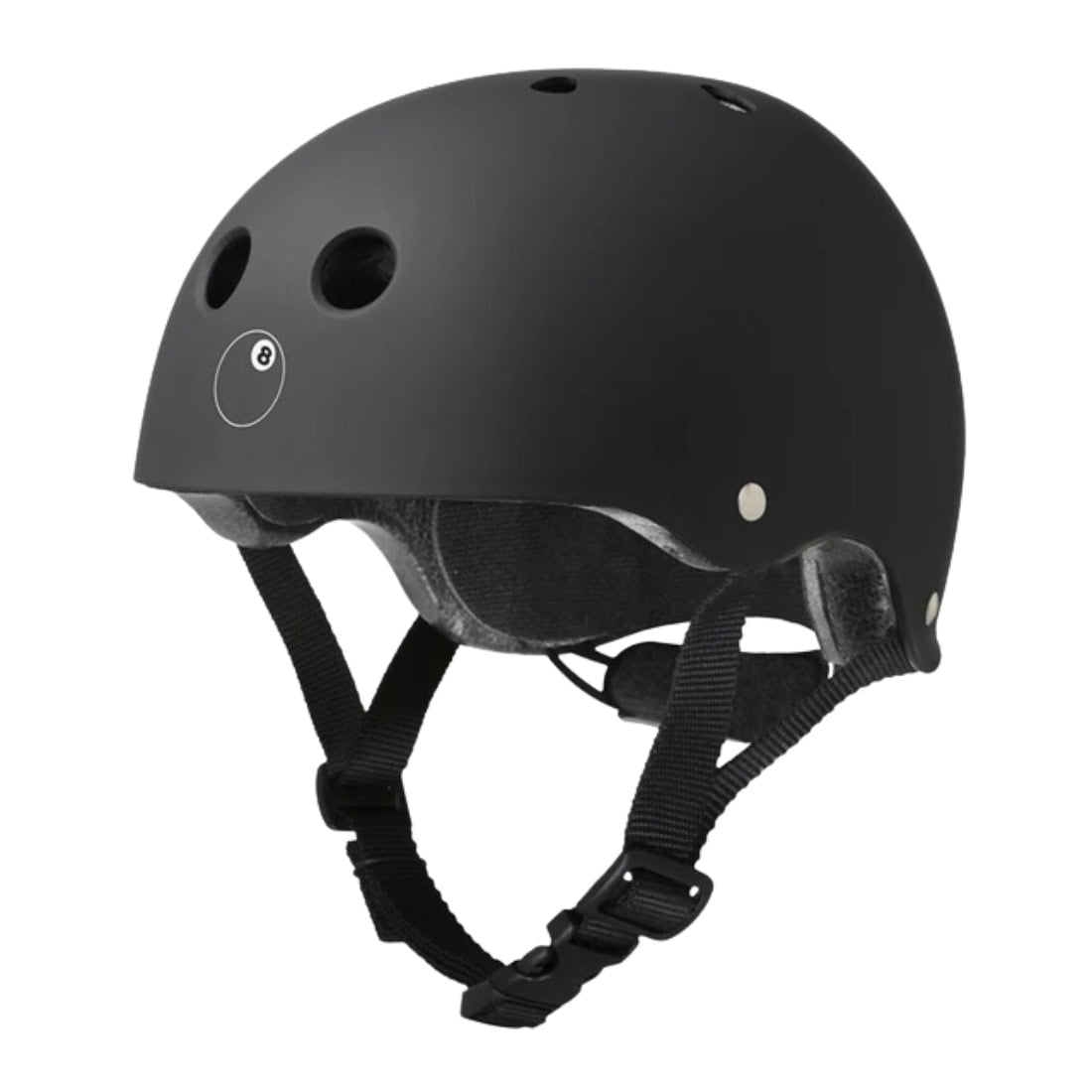 Eight Ball Adult Fit Dial Skate Helmet - Black - Skateboard Helmet by Eight Ball S/M