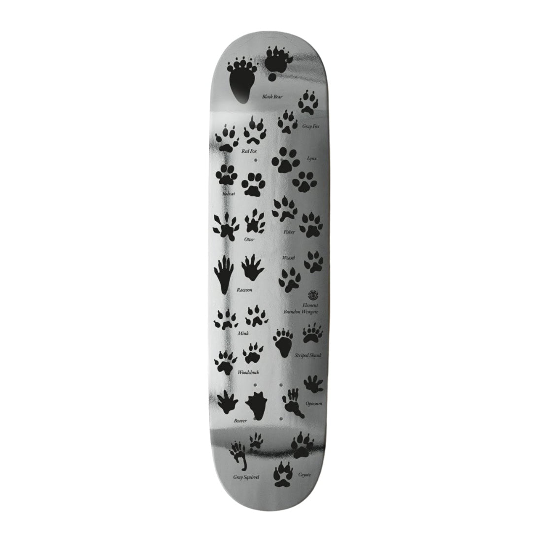 Element 8.25" Westgate Tracks Deck - Silver/Black