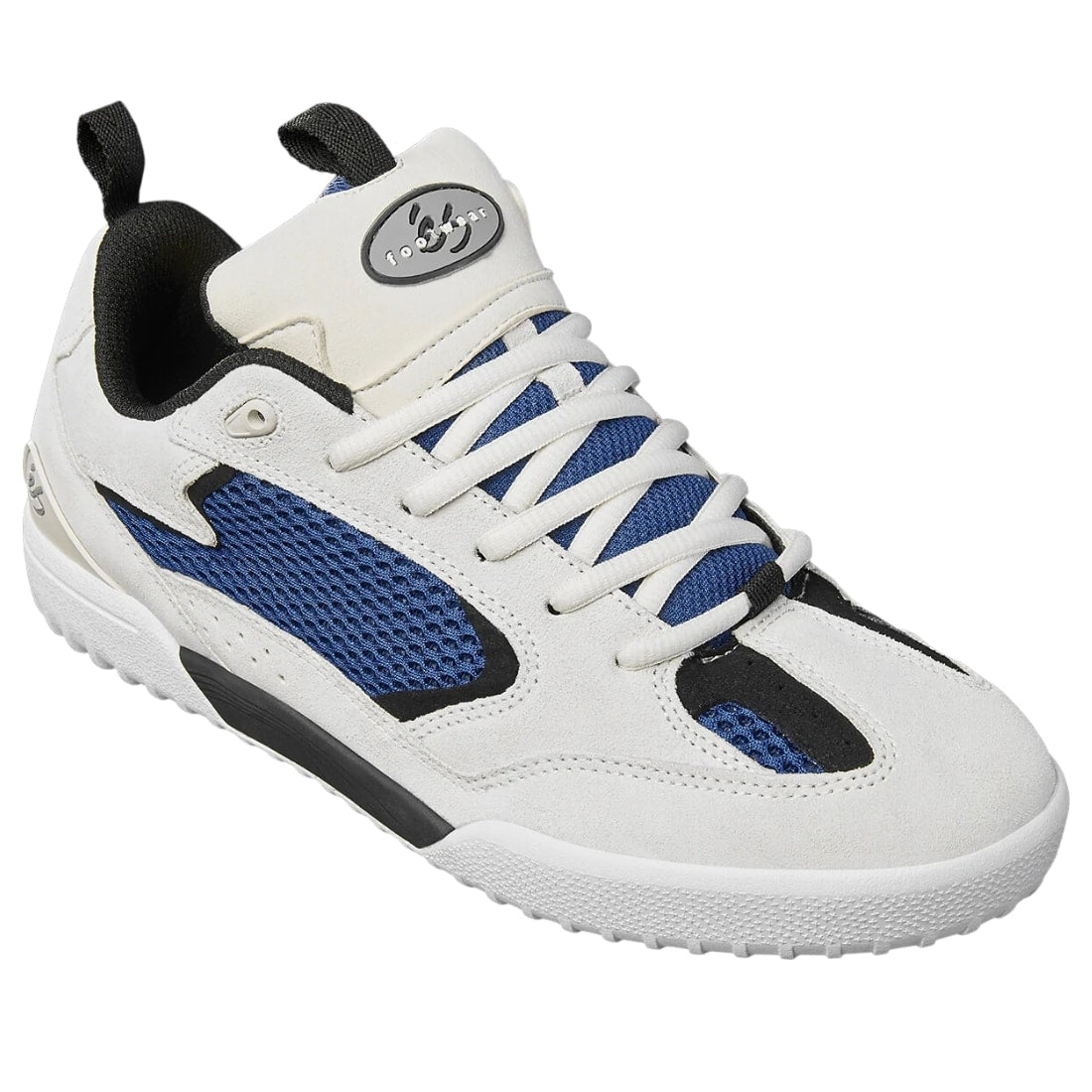 Es Quattro Skate Shoes - White/Blue/Black - Mens Skate Shoes by eS