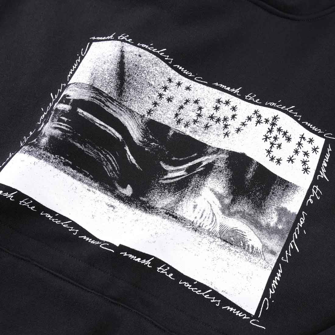 Former Establish Boxy Hood - Black - Mens Pullover Hoodie by Former