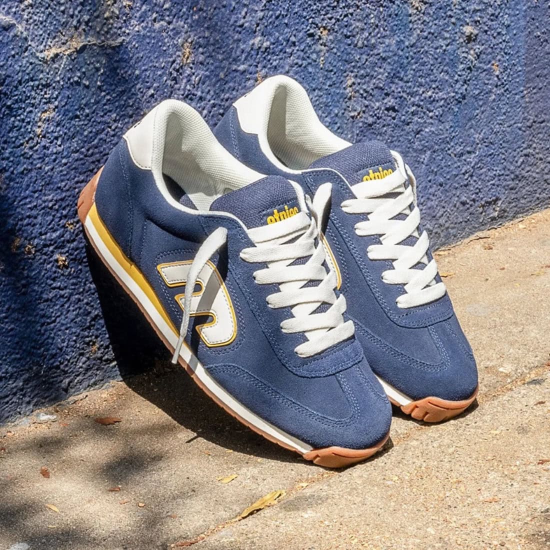 Etnies Locut 2K Skate Shoes - Navy/Yellow