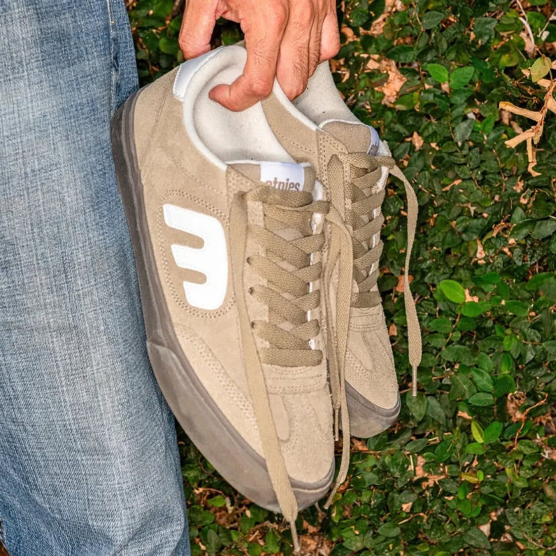 Etnies Locut Vulc Skate Shoes - Warm Grey - Mens Skate Shoes by Etnies