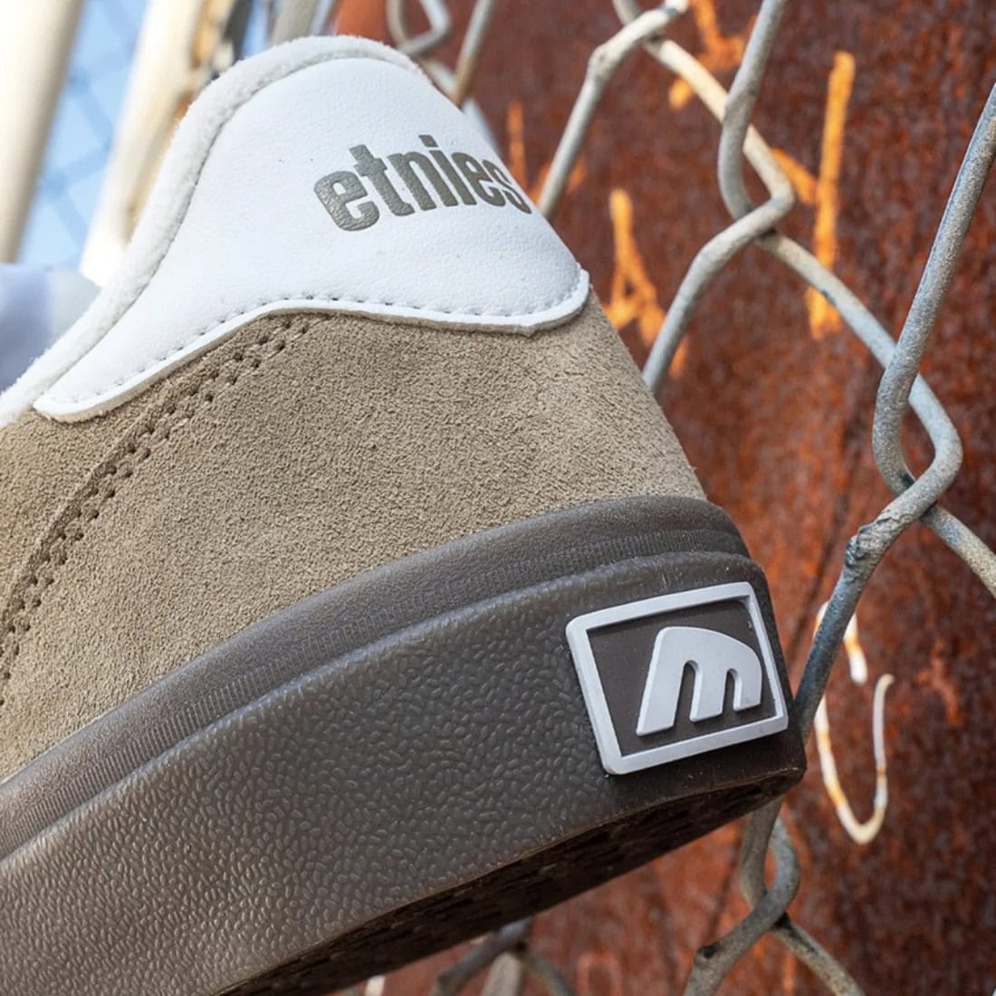 Etnies Locut Vulc Skate Shoes - Warm Grey - Mens Skate Shoes by Etnies