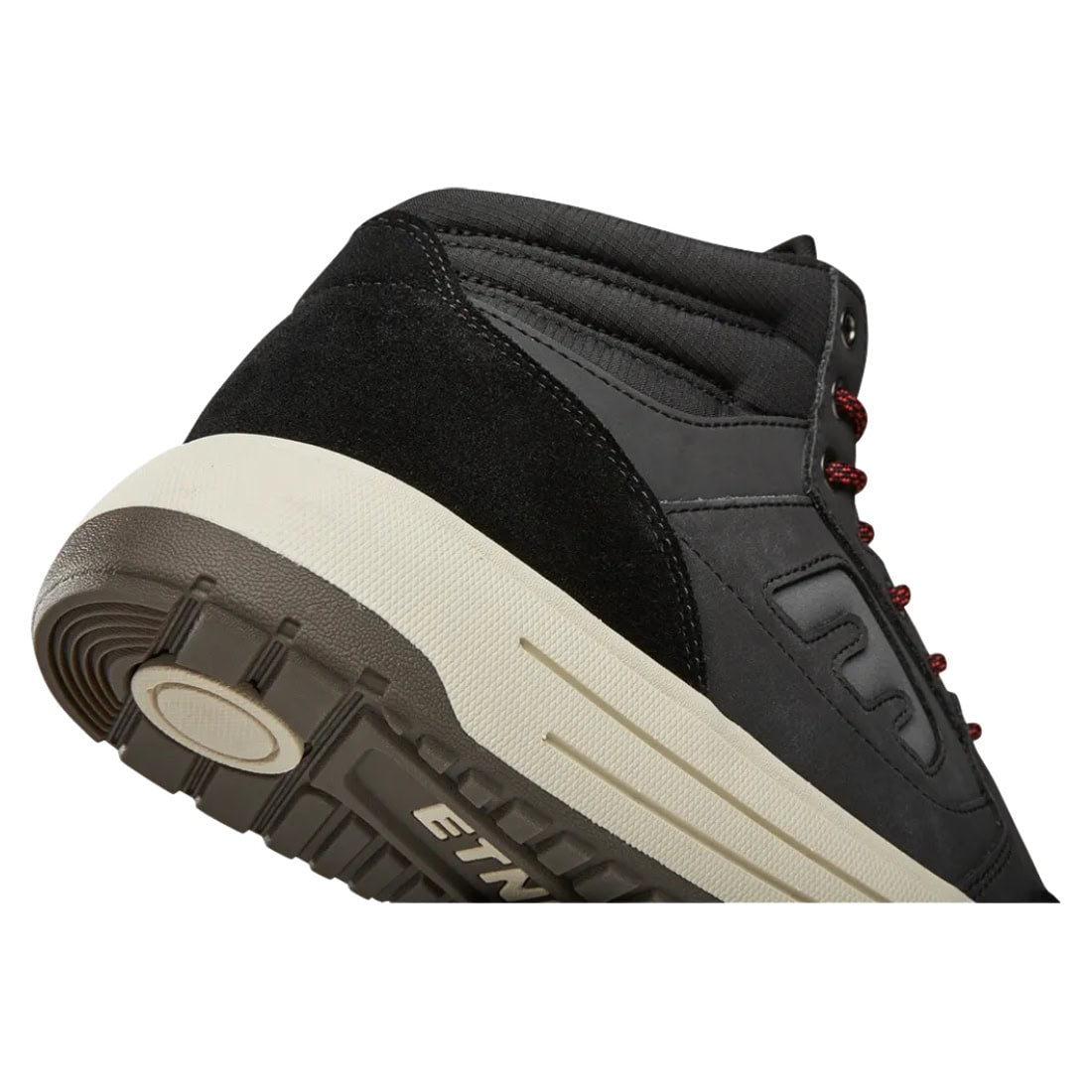Etnies Loot HI WR Water Resistant Shoes - Black/Dark Grey - Mens High Top Trainers by Etnies