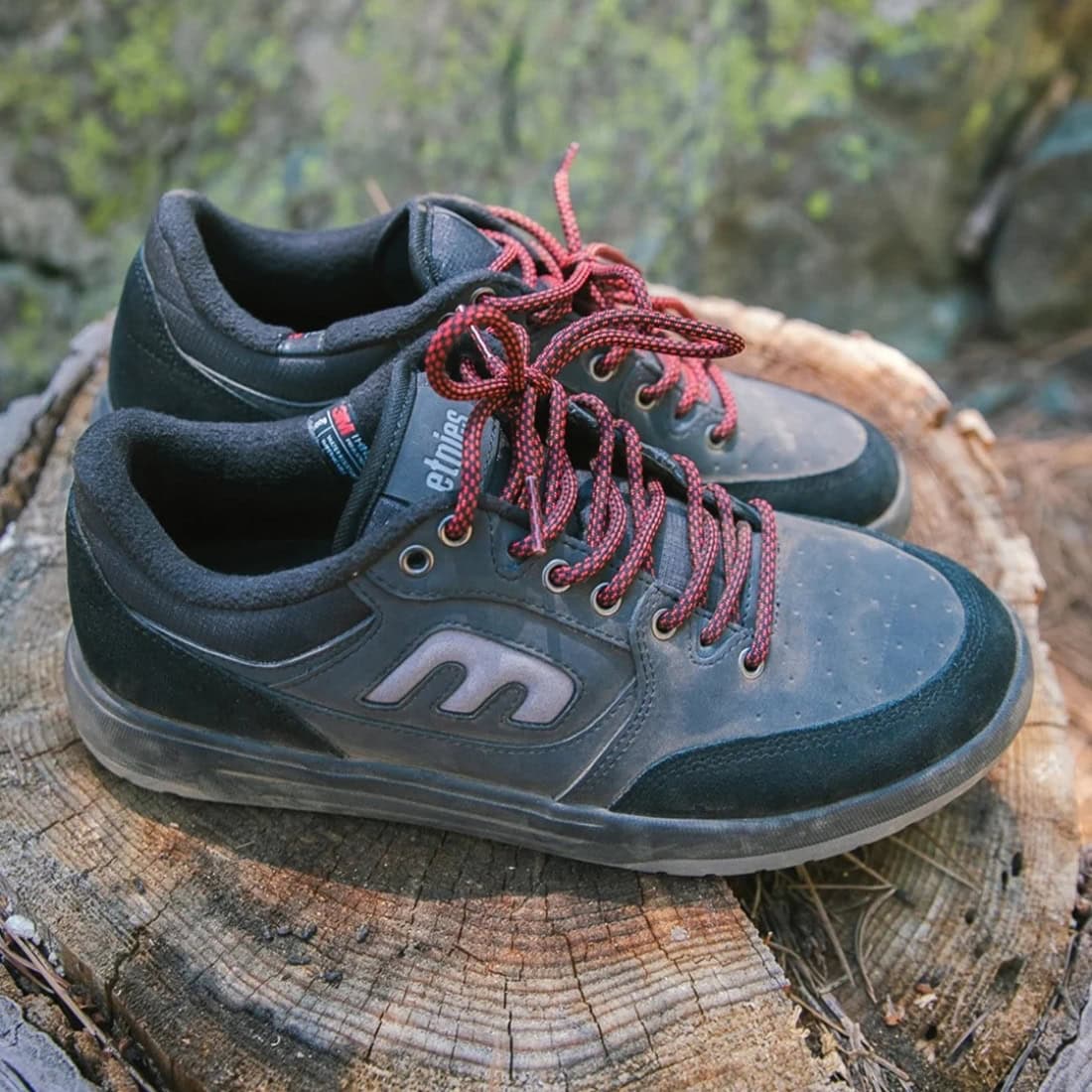 Etnies Loot WR Water Resistant Shoes - Black/Grey - Mens Casual Shoes by Etnies