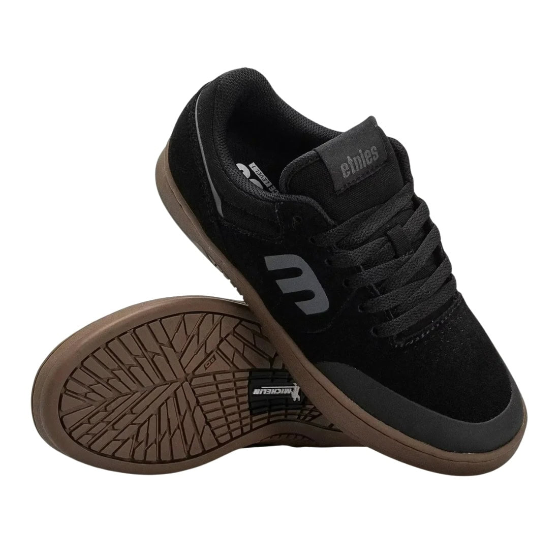 Etnies Marana Skate Shoes - Black/Charcoal/Gum
