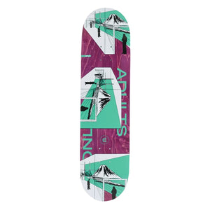 Evisen 8.125" Three Fuji Deck - Purple - Skateboard Deck by Evisen 8.125 inch