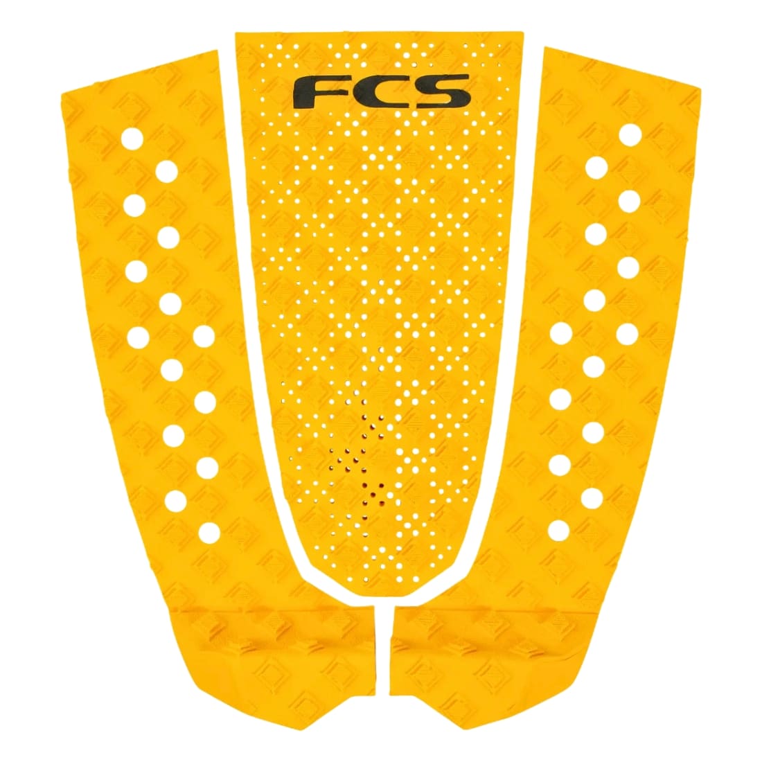 FCS T-3 Eco 3 Piece Surfboard Tail Pad - Mango - 3 Piece Tail Pad by FCS