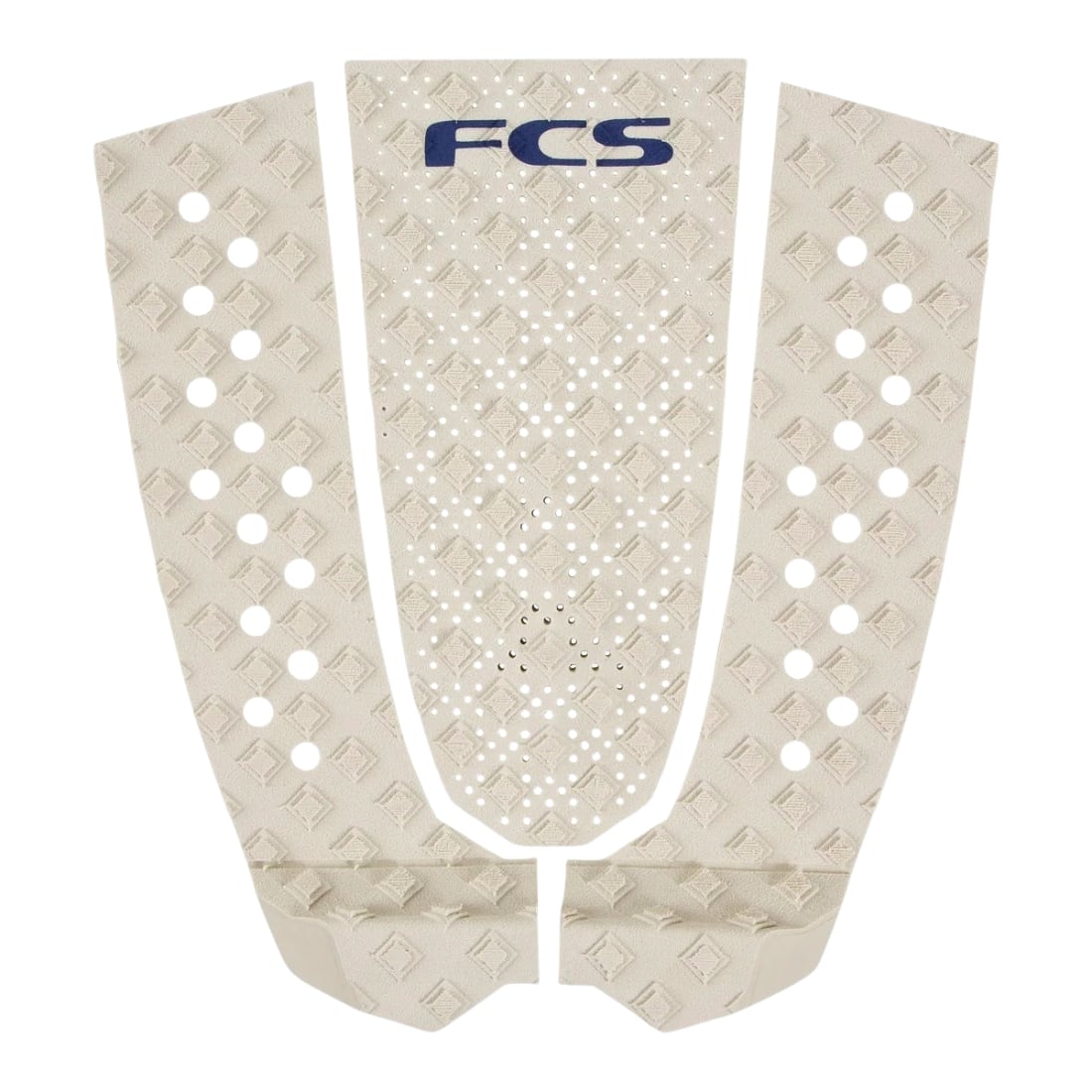 FCS T-3 Eco 3 Piece Surfboard Tail Pad - Warm Grey - 3 Piece Tail Pad by FCS